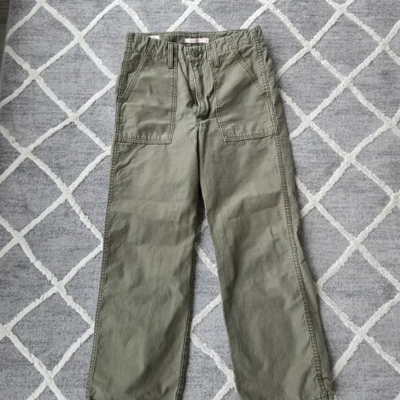 Levi's Olive Green Utility Pants - Picture 2 of 7